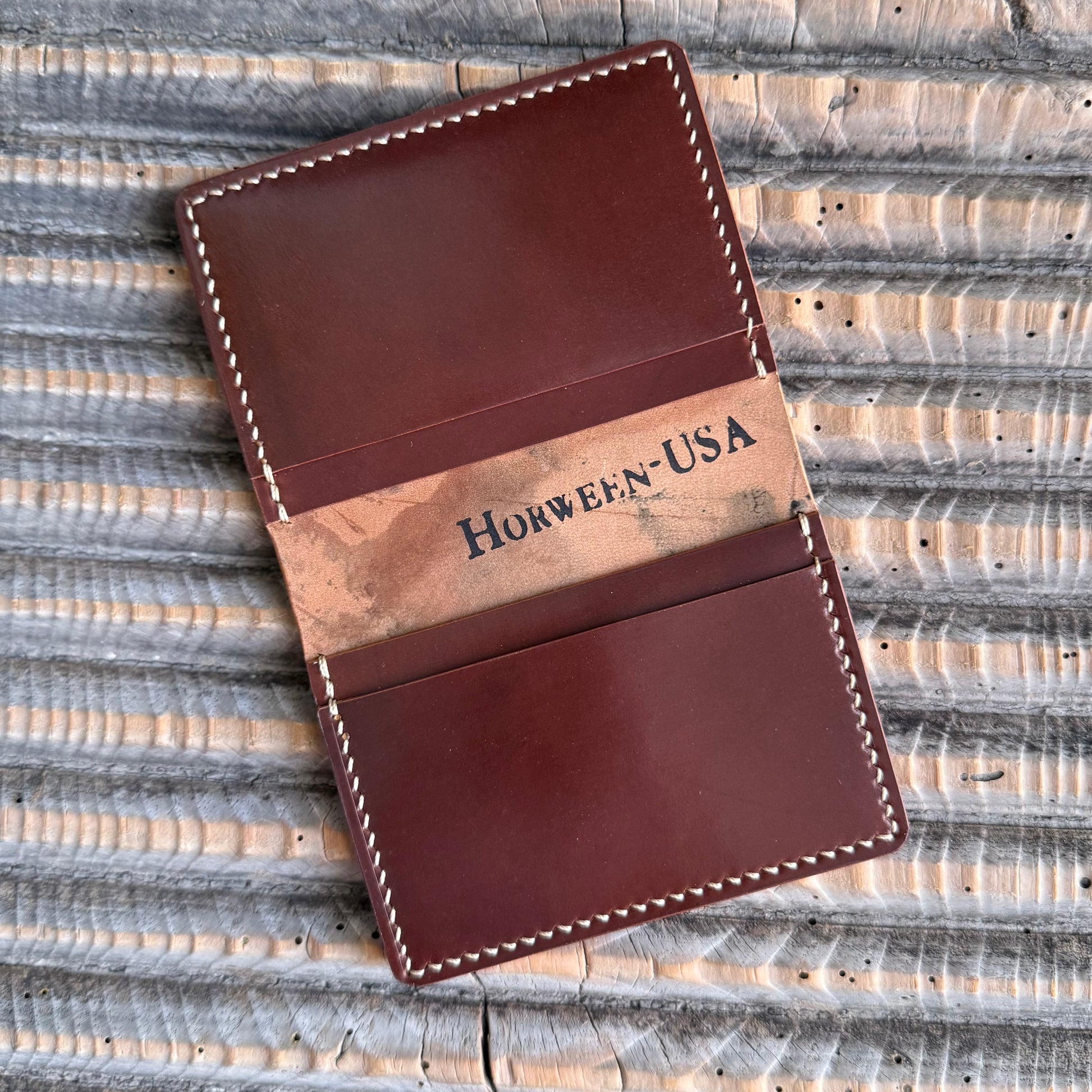 Custom Order: bifold Shell Cordovan #4 and two key keepers