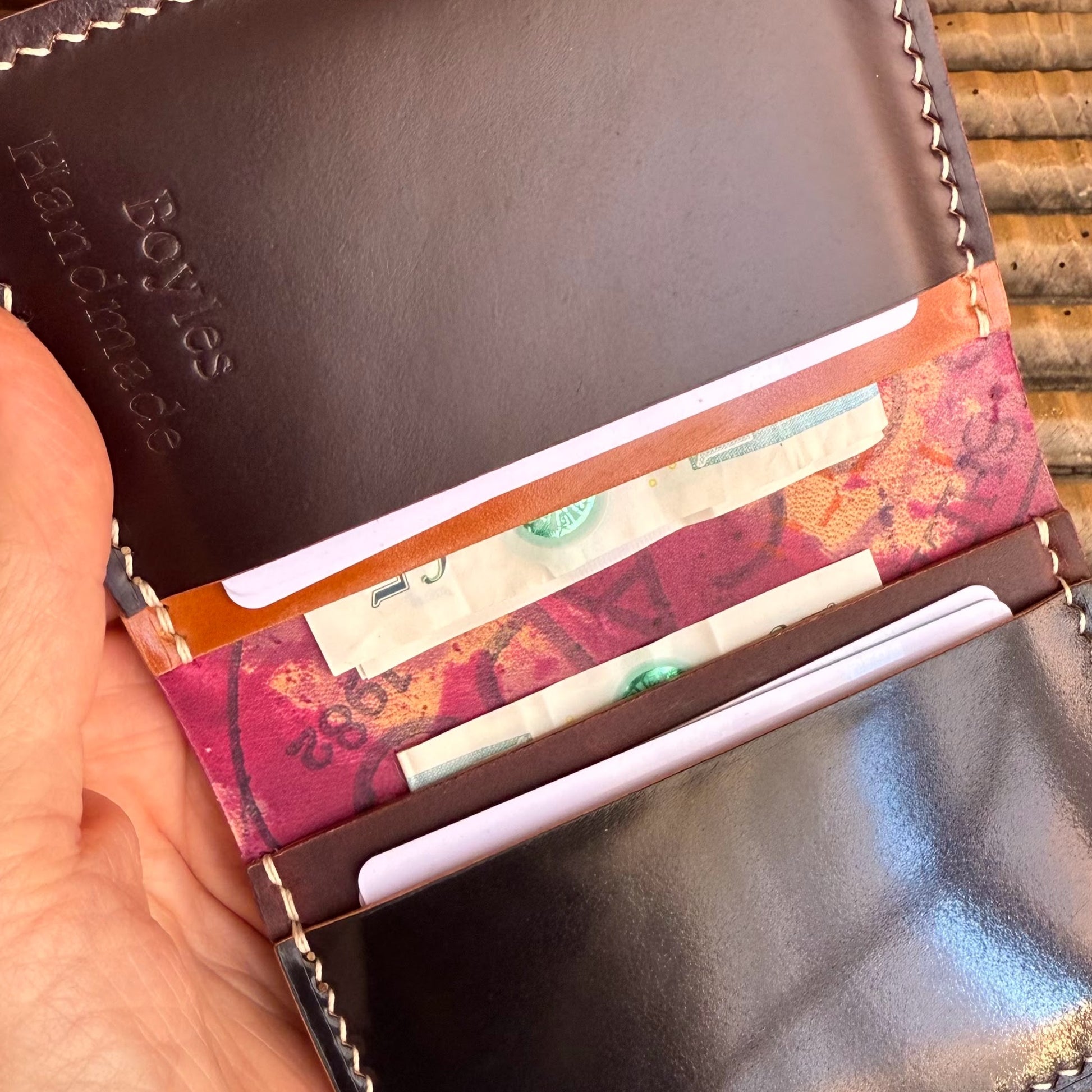 Funda para tarjeta y efectivo Aljibe