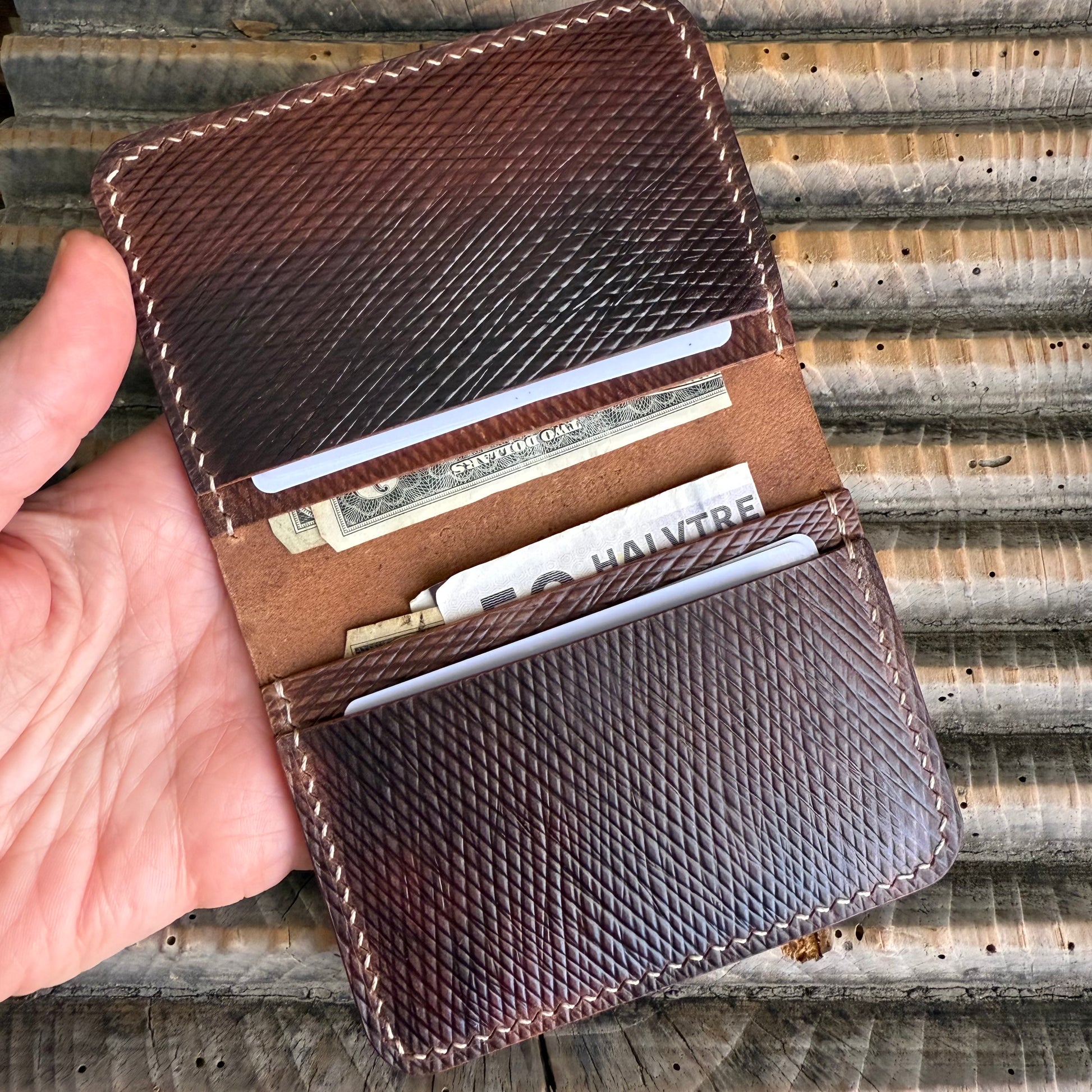 Funda para tarjeta y efectivo Aljibe