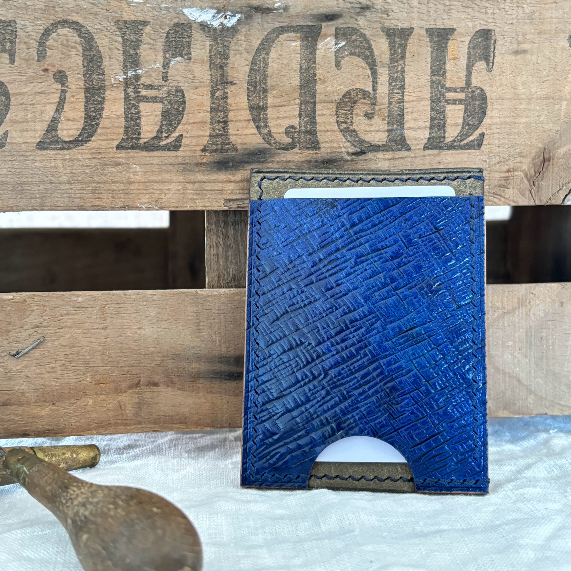 Mijilla - Shell Cordovan Blue Toscano / Gray Pueblo