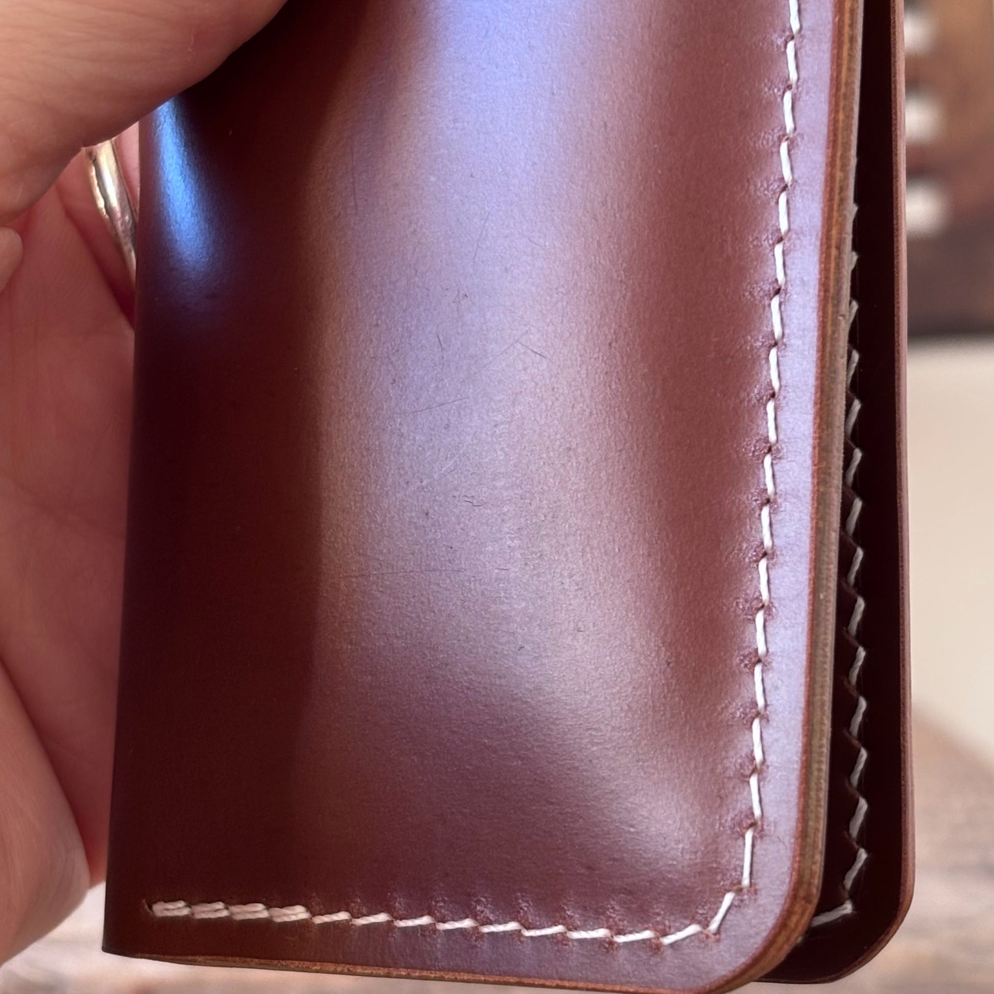 Matraquilla - Maryam Shell Cordovan Cognac with stamp