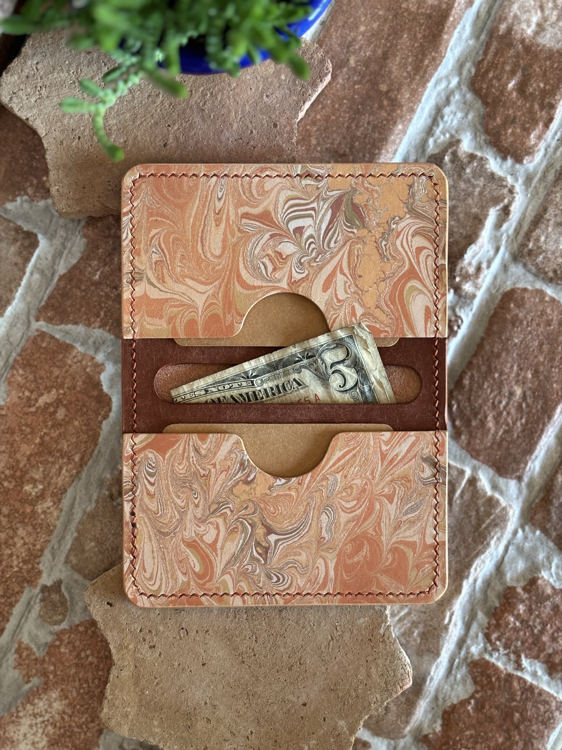 Quisquilla - Pueblo Siena and hand marbled