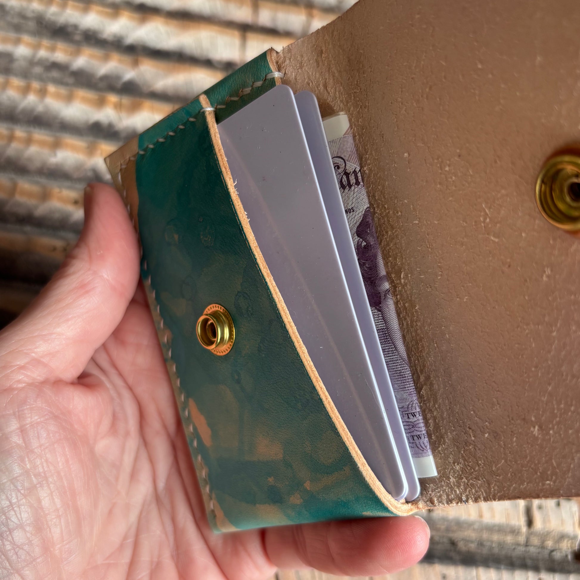 Abrazo - Hand bubbled blue