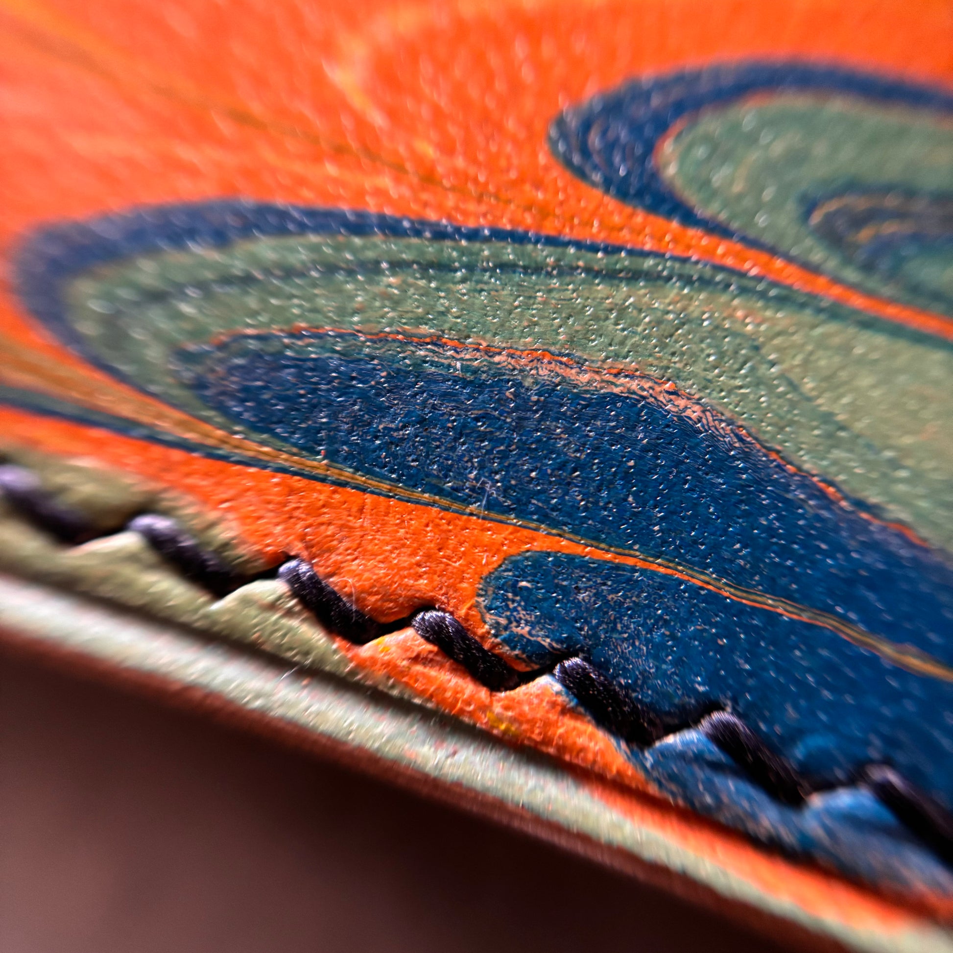 Matraquilla - Buttero Hatch Natural with hand-marbled