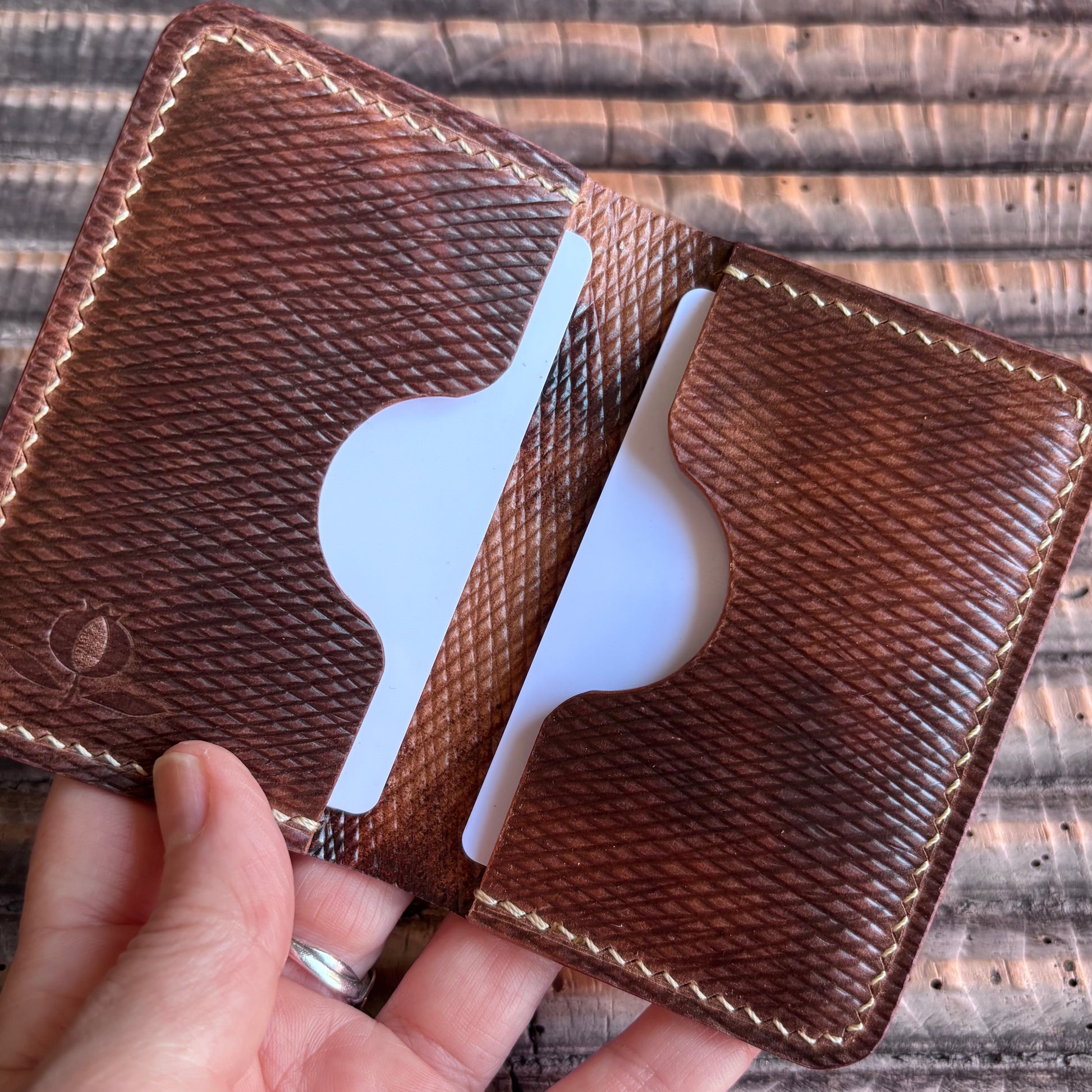 Funda para tarjeta y efectivo Aljibe