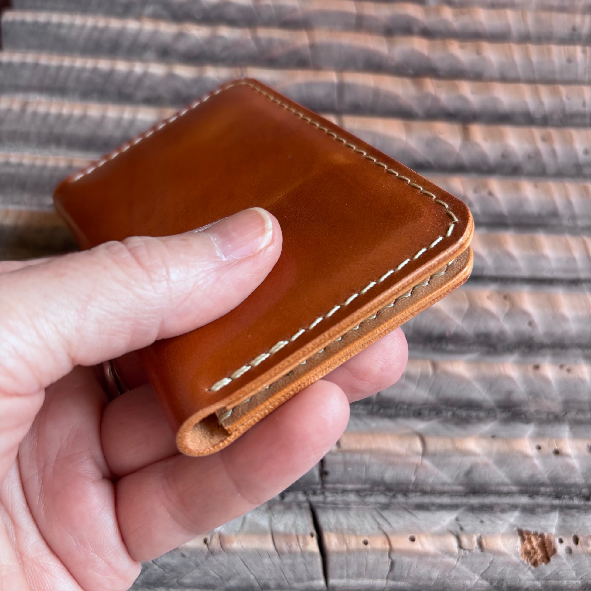 Matraquilla - Shell Cordovan Copper Flow with reverse pocket