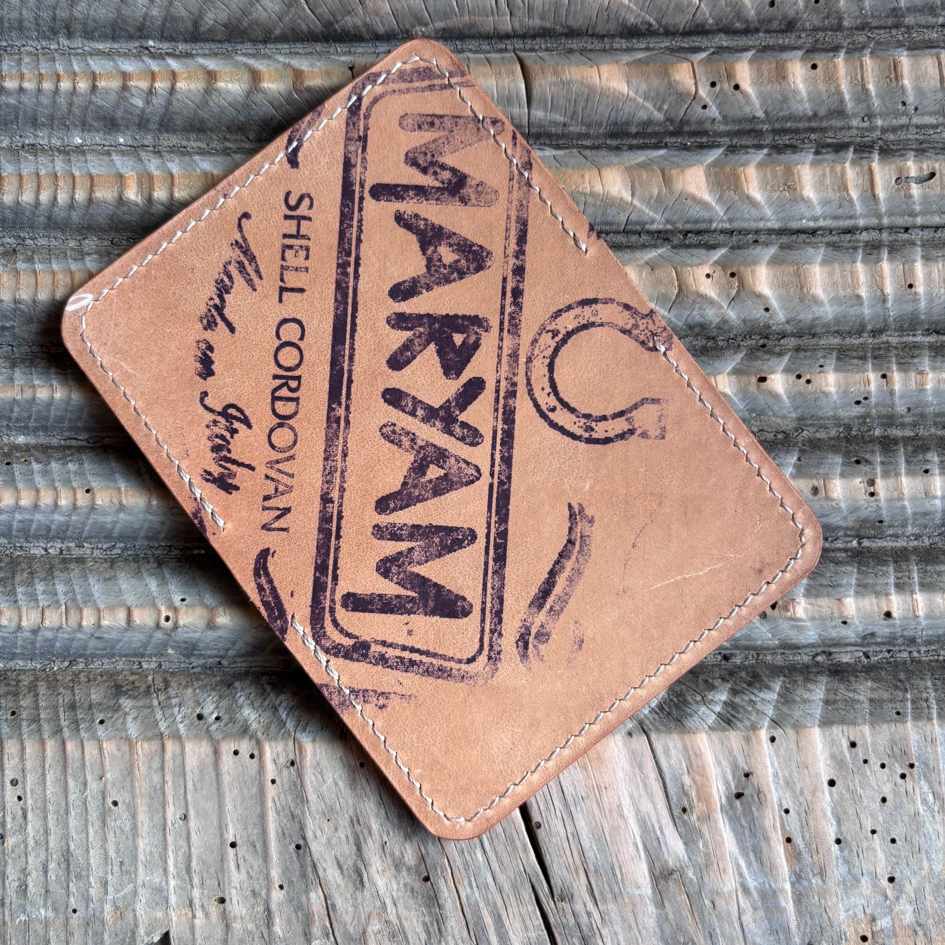 Matraquilla - Reverse Maryam Shell Cordovan Cognac