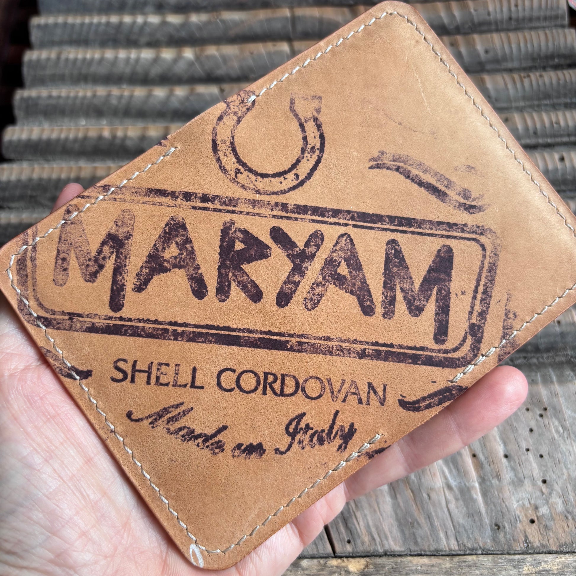 Matraquilla - Reverse Maryam Shell Cordovan Cognac