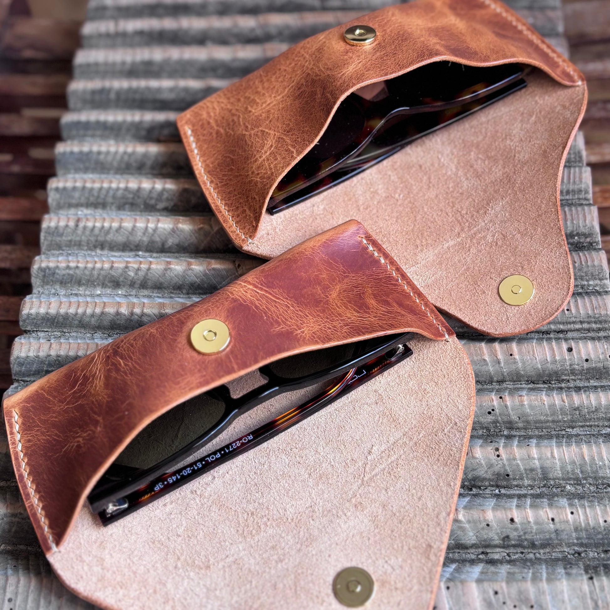 Mira - Glasses case, Badalassi Carlo waxy Bone