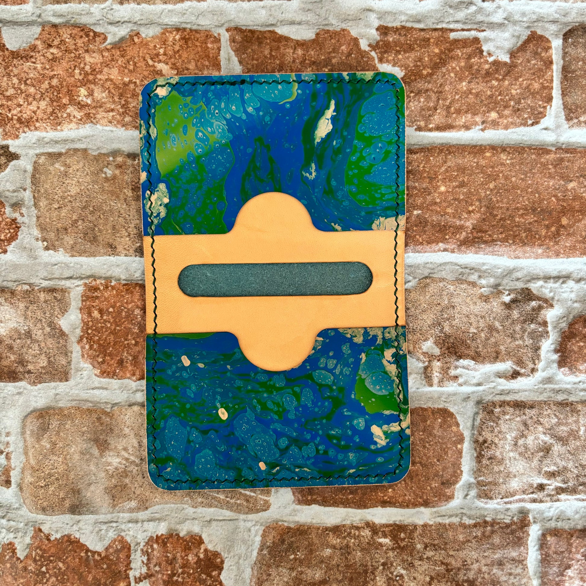 Quisquilla - Buttero blue & blue/green marbled