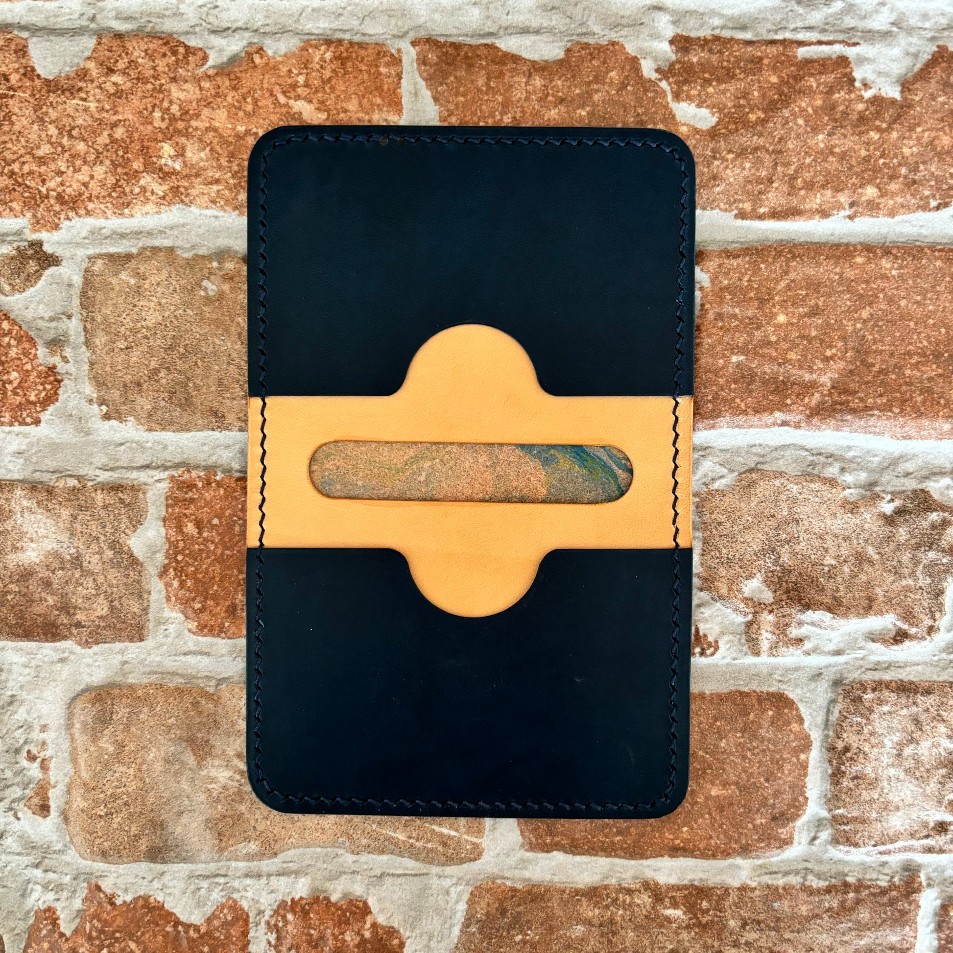 Quisquilla - Hand marbled and Blue Buttero