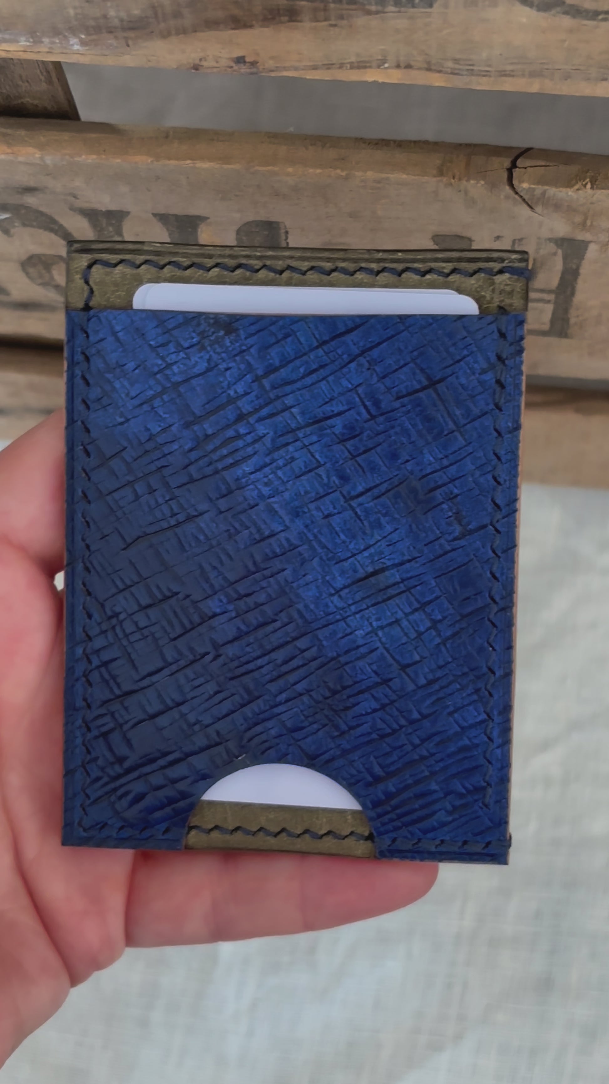 Mijilla - Shell Cordovan Blue Toscano / Gray Pueblo