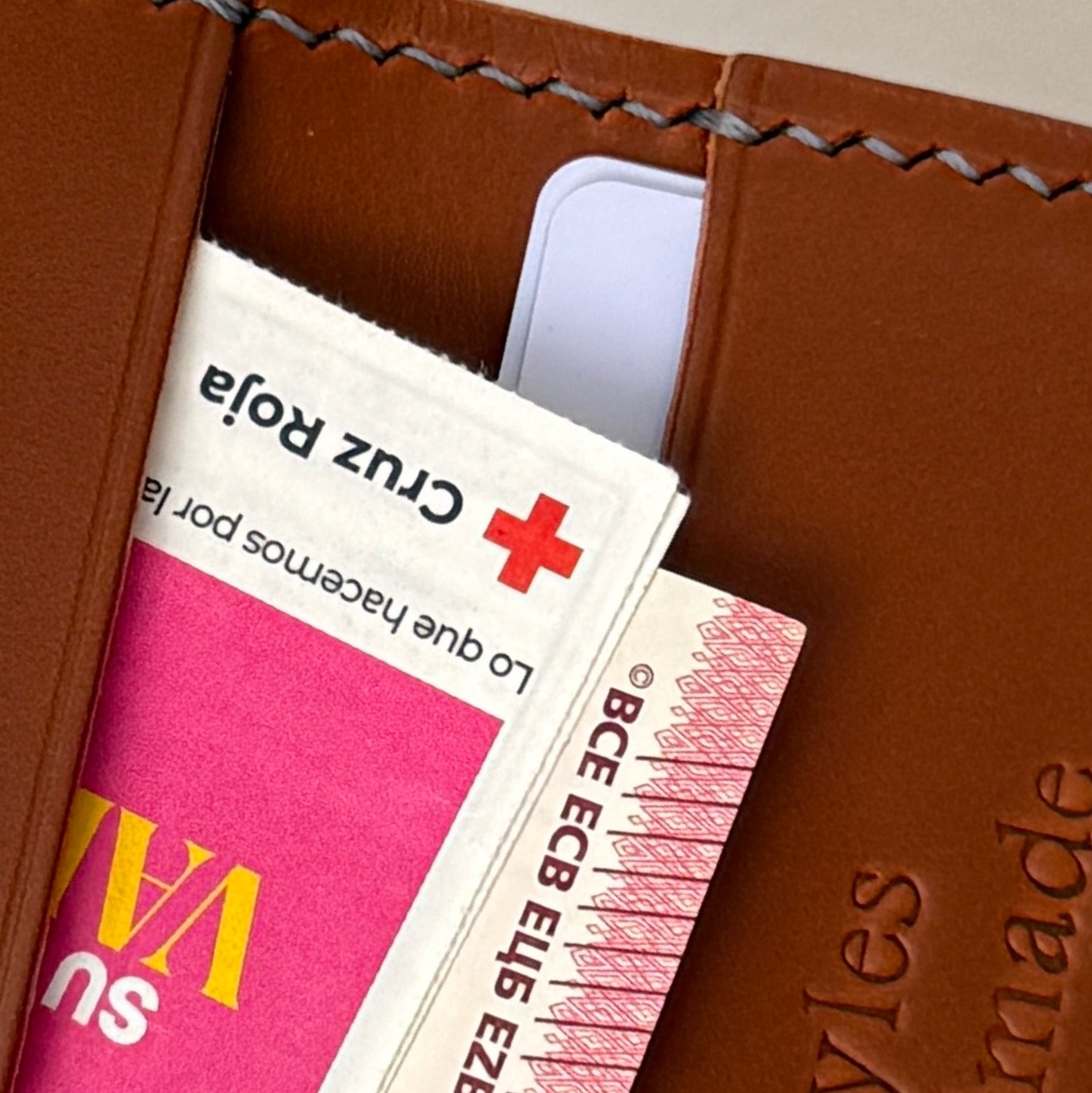 Funda para tarjeta y efectivo Aljibe