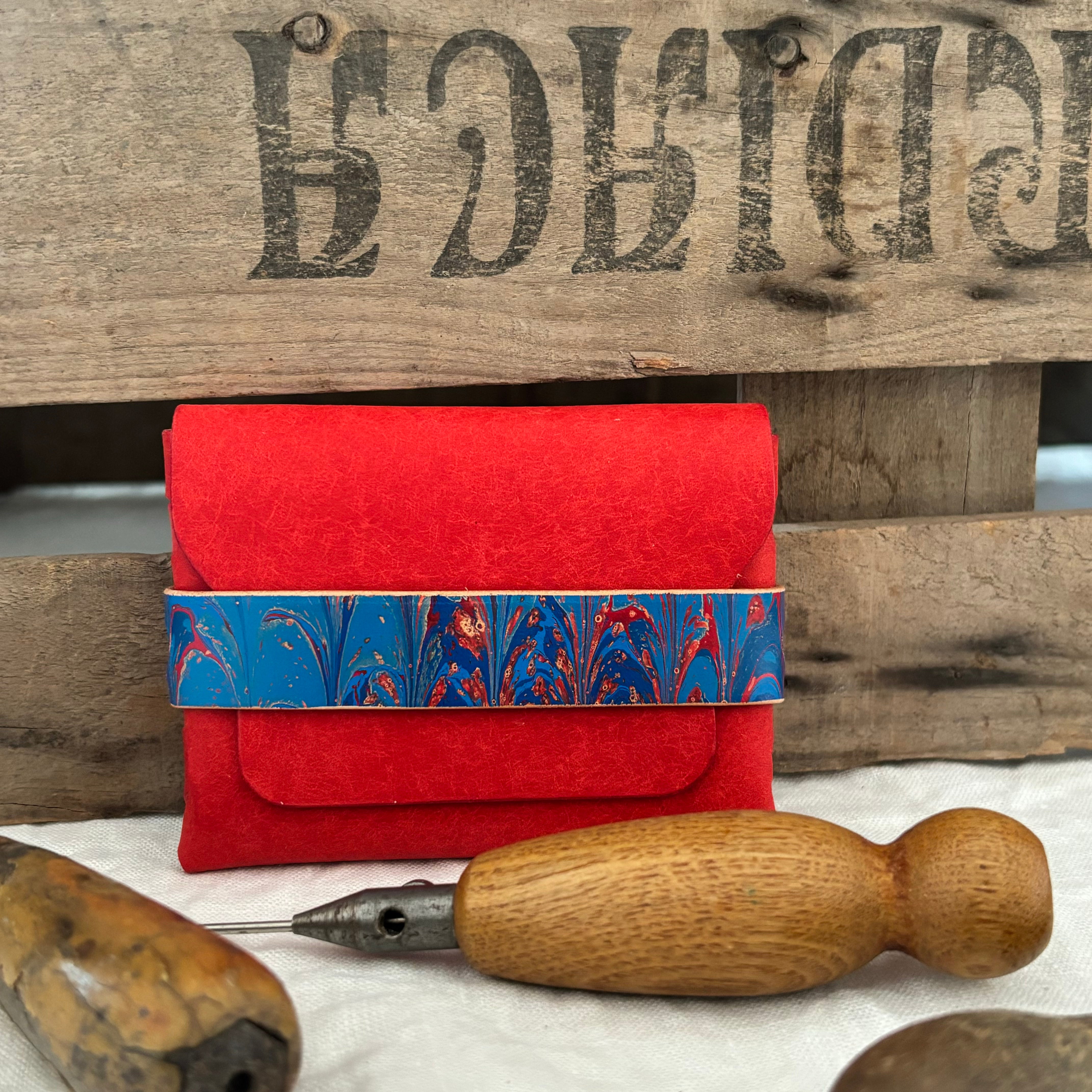 Candelón card case - Red Pueblo