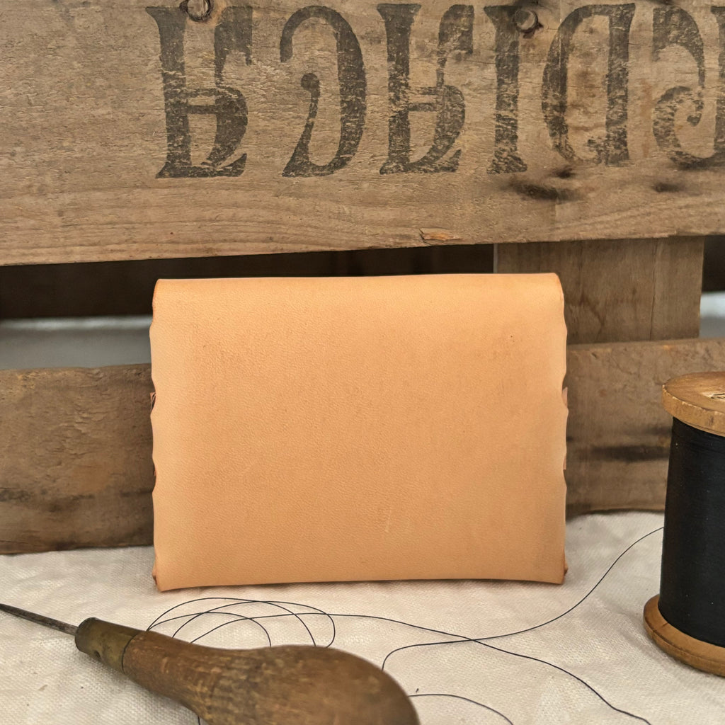 Candelón card case - Natural Veg Tan