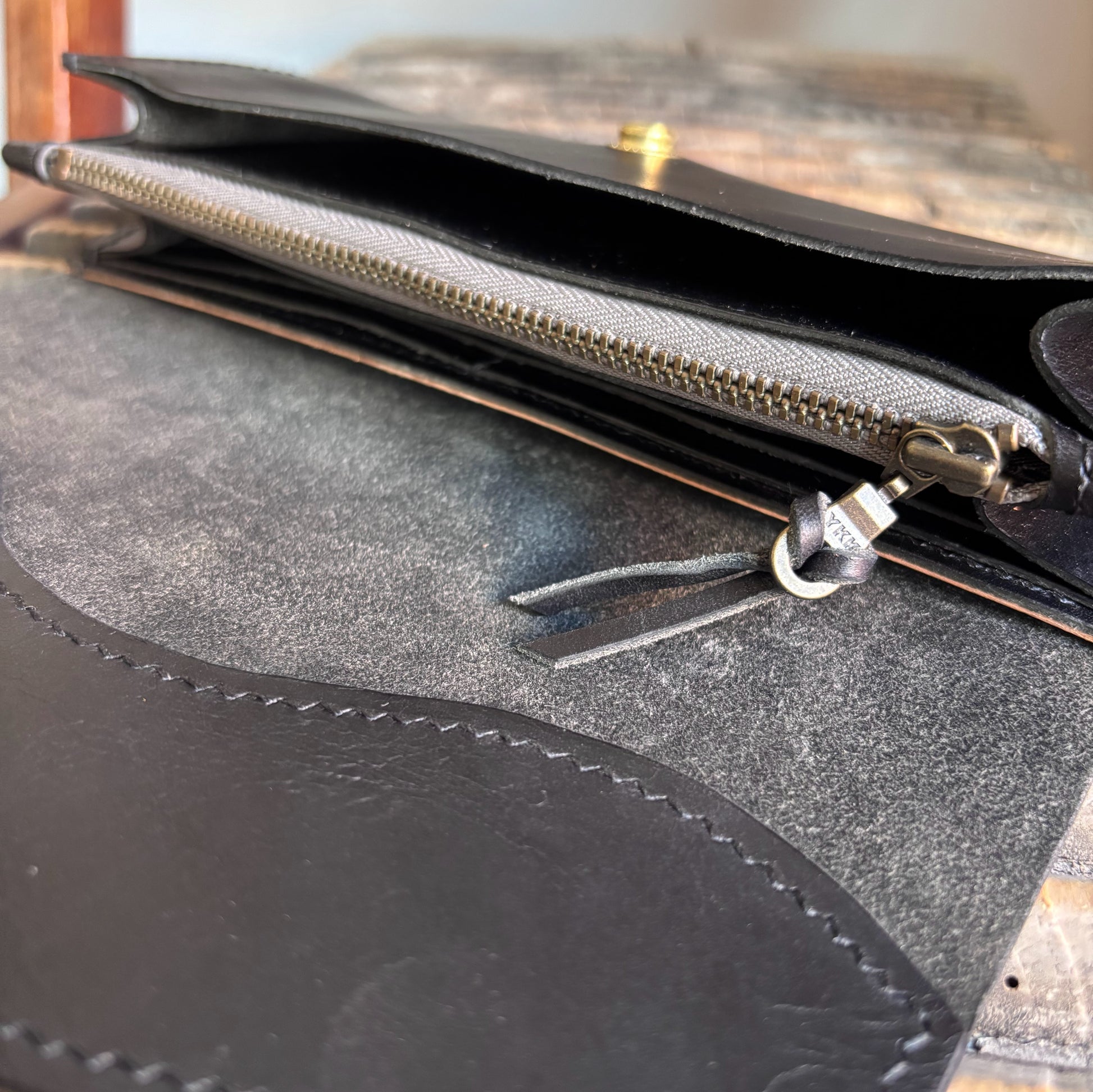 Alba - Waxy Black with Black Buttero *CUSTOM ORDER*