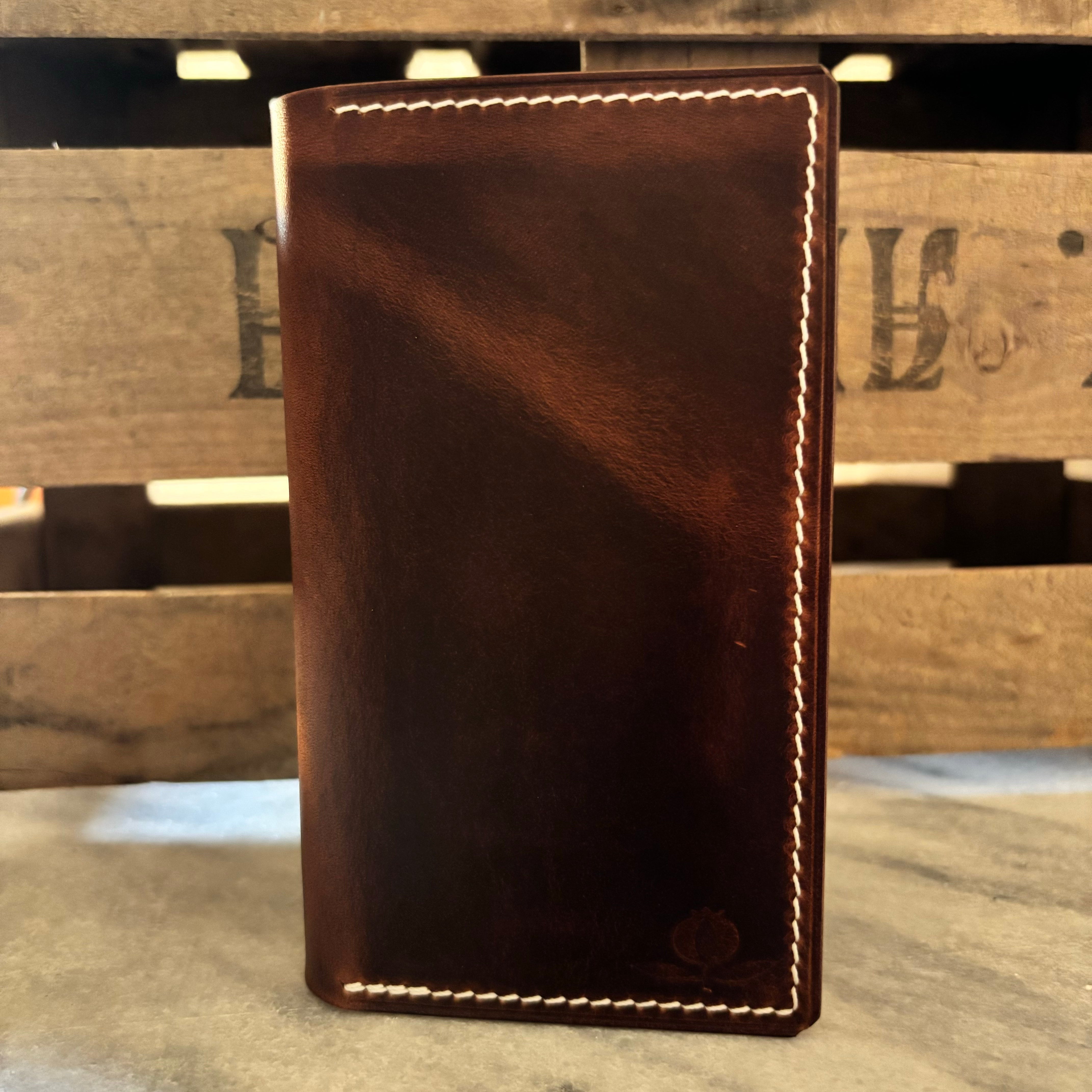 Desierto long wallet - Waxy Tobacco with Buttero natural