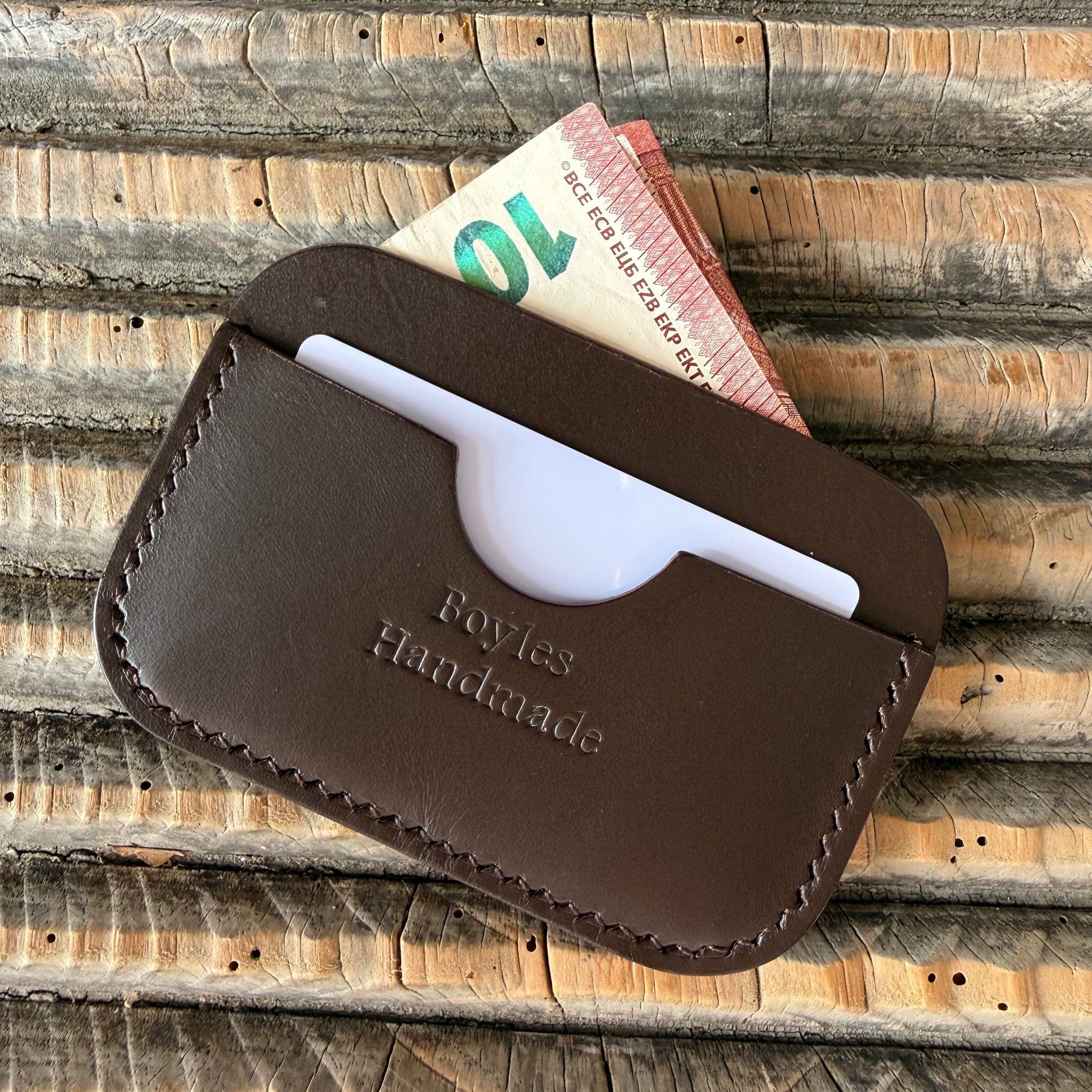 Compact Card Case - Brown