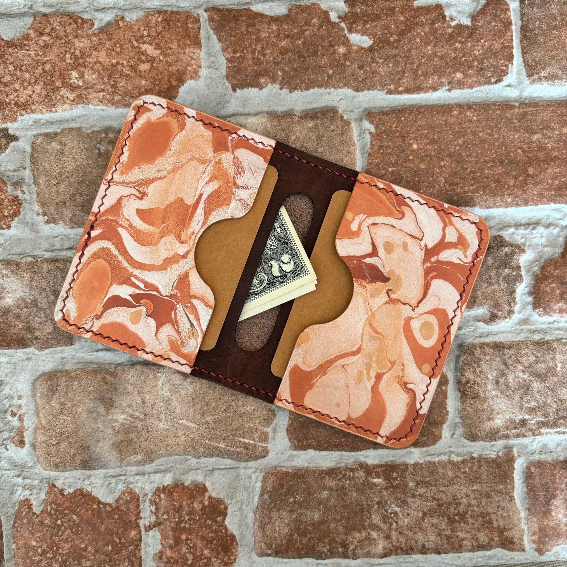 Quisquilla - with Chestnut Pueblo & copper/silver/gold card slides