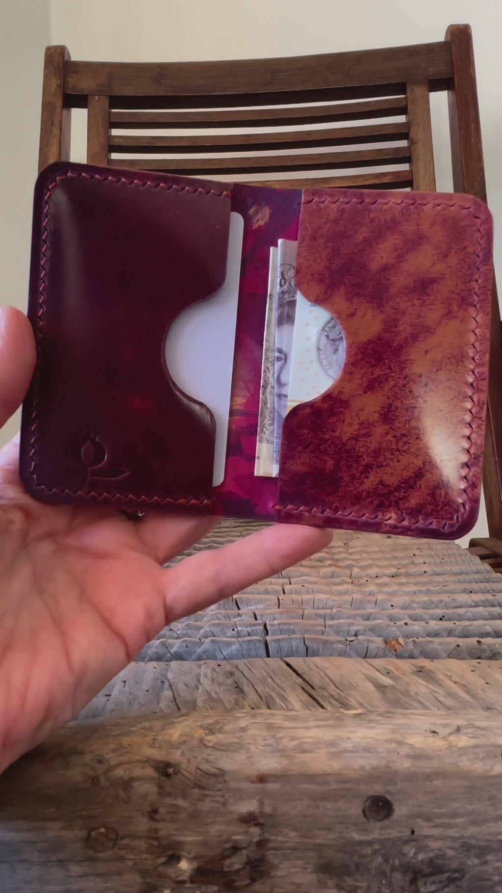 Funda para tarjeta y efectivo Aljibe