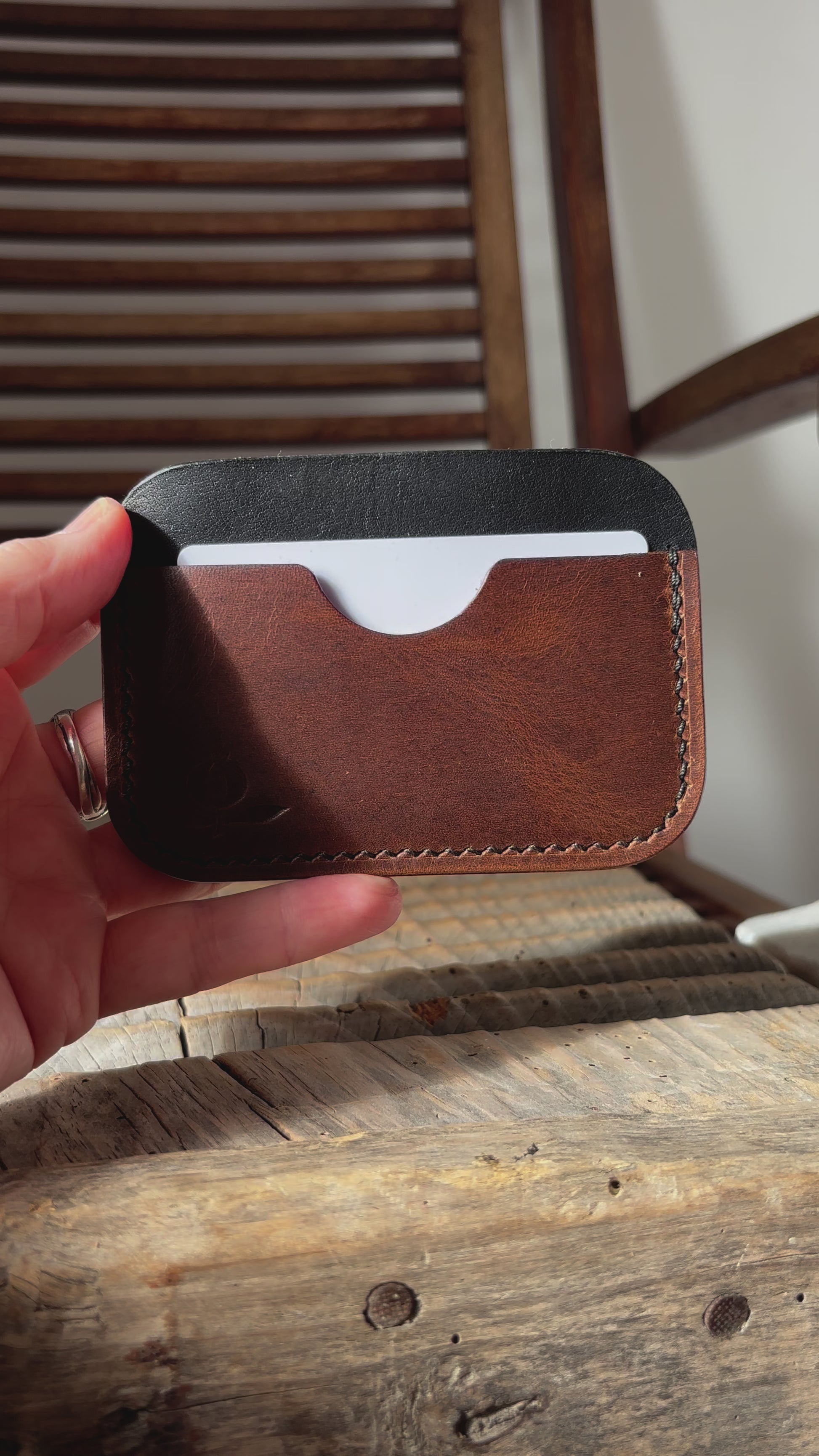 Aixa - Horween Derby black/nut brown